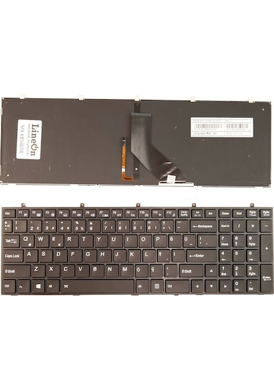 Monster Abra A7 V1.1, V1.1.1, V1.1.2, V1.1.3 Notebook Klavye Işıklı