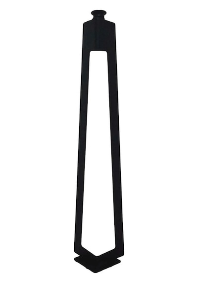 Tekli Dekoratif Metal Firkete Sehpa Ayağı (52 cm Yükseklik)