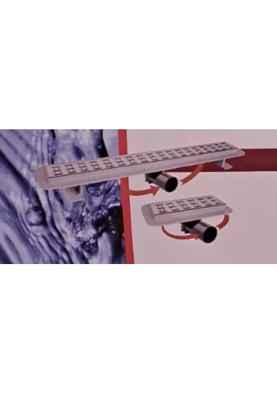 Duş Kanalı Etekli 60cm X Ø50 Dönerli
