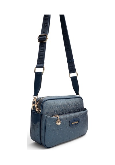 Silver & Polo Silver Polo Lacivert - Lacivert Logolu Kadın Çapraz Çanta Sp1267