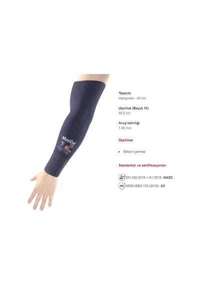 Atg Maxicut Ultra 89-5740 Kesilmeye Dayanıklı Kolluk İş Eldiveni