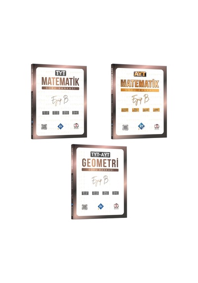 Kr Akademi Yayınları Eyüp B. Tyt-ayt Matematik - Geometri Soru Bankası Set 3 Kitap