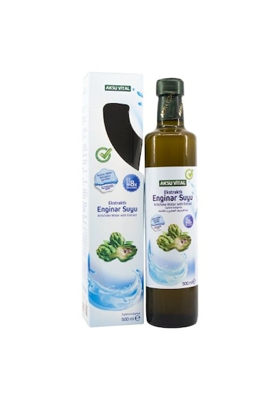 Aksu Vital Ekstraktlı Enginar Suyu 500 Ml Bitkisel İçerikli Sıvı Ürün