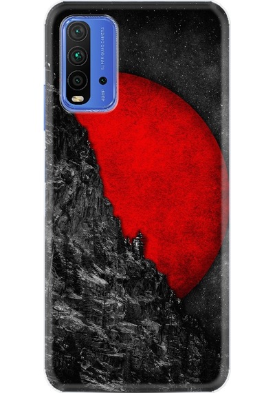 Xiaomi Redmi 9T Kılıf Desenli Kırmızı Gezegen 1713