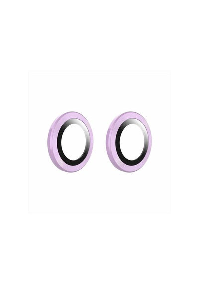 Go Des Apple Uyumlu iPhone 14 Go Des Eagle Kamera Lens Koruyucu ZORE-273676 Mor