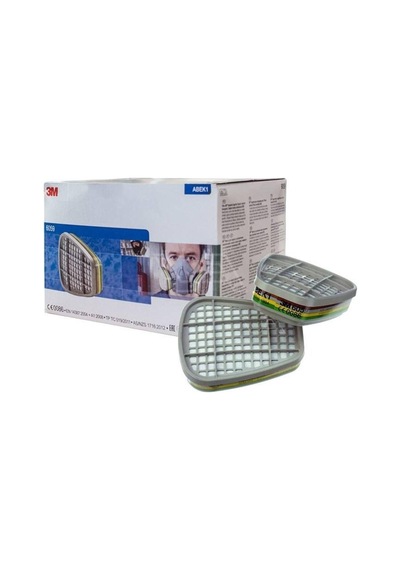 3M 6059 Abek1 Asit Gaz ve Buhar Filtresi 5 Takım