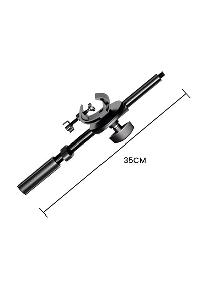 Microcase 35 Cm Ayarlanabilir 1/4 Vida Uçlu Tripod Uzatma Kolu Mikrofon Standı İçin Bağlantı Kelepçeli Boom Kolu - Al5901 35cm