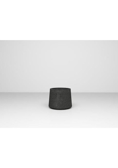 Nuano Consept Holo Serisi Yuvarlak Saksı Siyah 45x40