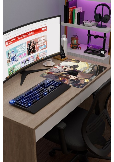 Itto Genshin Impact Anime Gacha V3 - 48x40 Xl Gaming Mouse Pad Fare Altlığı