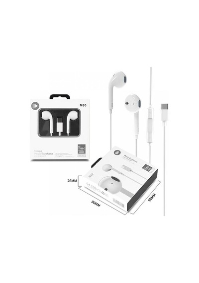 Powermaster Pm-3817 Type-c Girişli Kablolu Mikrofonlu Kulak İçi Kulaklık