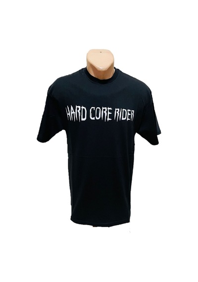 Siyah Hard Core Oversize Erkek Tişört Siyah