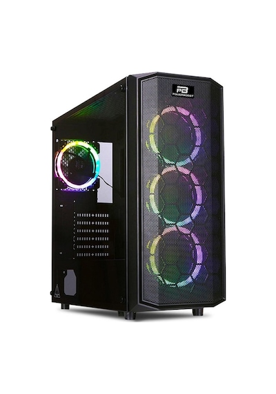 PowerBoost X58RGB Mesh Panel ATX Kasa PSU Yok