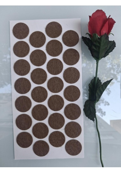 Keçe 90743 Hrd 4 Paket 28 Mm Kahve Masa Sandalye Koltuk Baza Ayak Çizdirmez Yapışkanlı