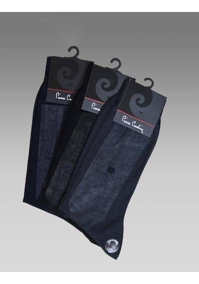 Pierre Cardin Erkek Merserize Çorap 3 Adet Çok Renkli