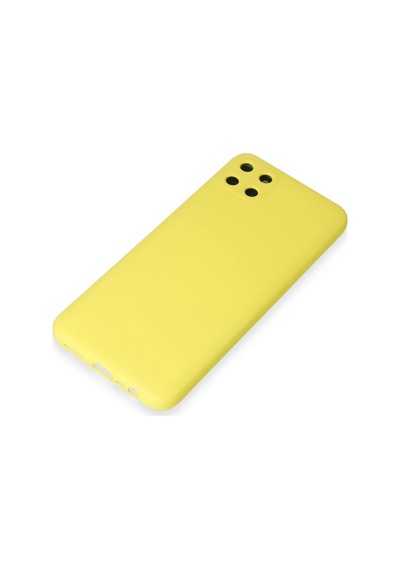 Gld-spt- Newface Realme C11 Kılıf Nano İçi Kadife Silikon - Sarı