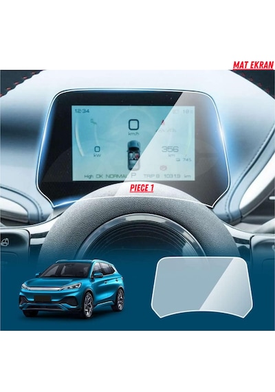 Byd Atto 3 Hayalet Gösterge Ve Multimedya Uyumlu Mat Ekran Koruyucu