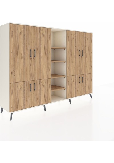 Hyperion Dolap 14 Raflı 8 Kapaklı 220x44x163 Aytaşı-çam Atlas Çam - Aytası Hyperion Dolap 14 Raflı 8 Kapaklı 220x44x163 Aytaşı-çam Atlas Çam - Aytası