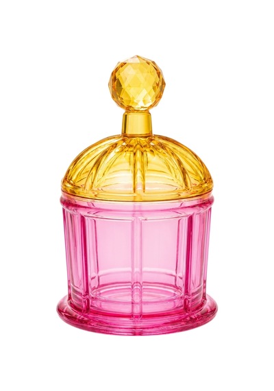 Lumi Kapaklı Kristal Obje-pink