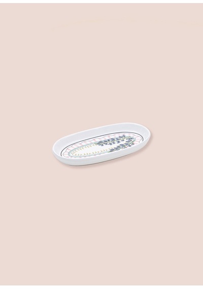The Mia Spring Oval Servis 2li 21 Cm Çok Renkli