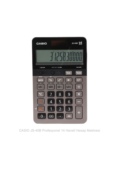 Casio Js-40b Profesyonel 14 Hane Masa Üstü Hesap Makinesi Kahverengi