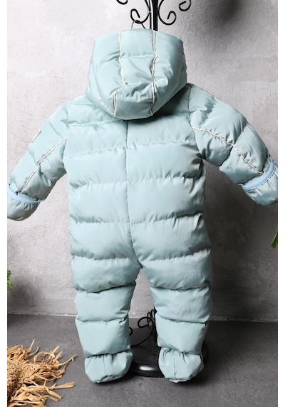 Benitto Kids Kız Bebek Astronot Tulum-yeşil Yeşil