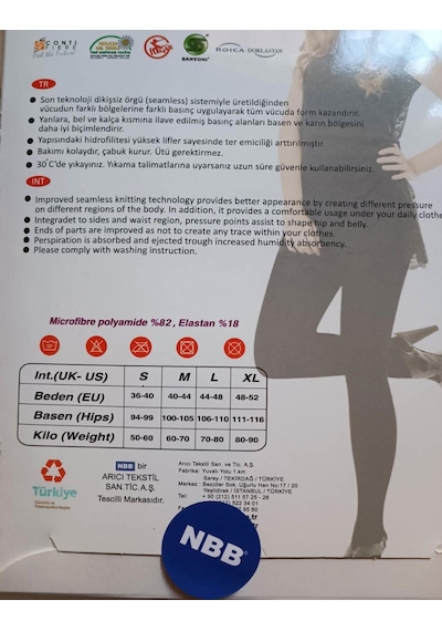 Nbb Kadın Dikişsiz Seamless Uzunşort Külot 2029 - 3 Adet 001