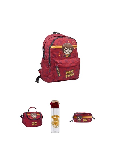 Harry Potter Sırt Çantası 4 Parça Set Çok Renkli