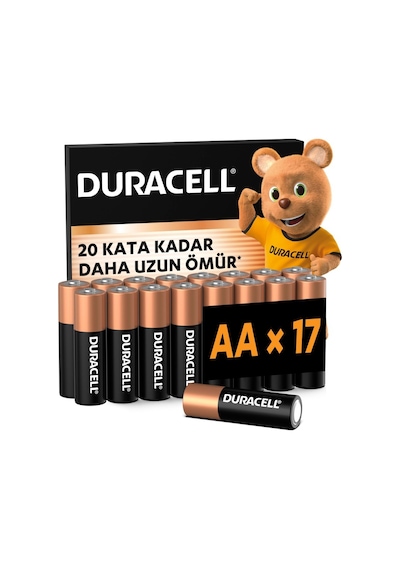 Duracell Basıc Aa Alkalin Kalem Pil 17'li Paket 1,5v