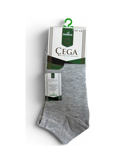 Çega Socks Erkek Bambu Patik Çorap Dikişsiz Koku Yapmaz 12'li Çok Renkli Çok Renkli