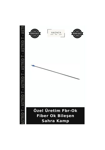 Özel Üretim Fbr-ok Fiber Ok Bileşen Sahra Kamp Çok Renkli