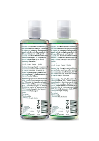 Faith In Nature Doğal Aloe Vera Yenileyici Şampuan + Saç Kremi 2 x 400 ML