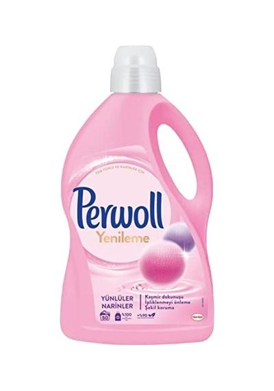 Yenileme Ferahlık 3 Litre 50 Yıkama Yünlüler & Narinler Için Sıvı Çamaşır Deterjanı 1 X 30 0.75 LT - 2.5 LT - 12 KG
