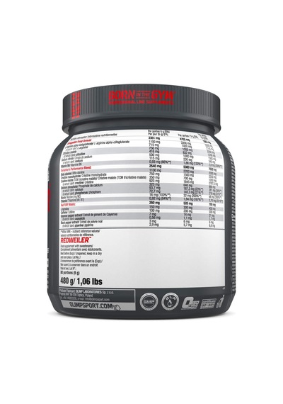 Olimp Redweiler Preworkout Powder 480 Gr 80 Servis