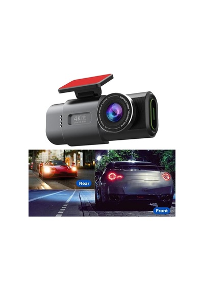 4k Ultra Hd Araç Kamerası Wifi Dahili Gps G Sensörlü Gece Görüşlü Araç İçi Kamera Dvr Dash Cam