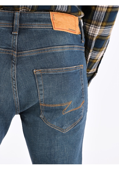 Colin's Colins 044 Karl Düz Fit Düşük Bel Düz Paça Mavi Erkek Pantolon Cl1065272 Denim