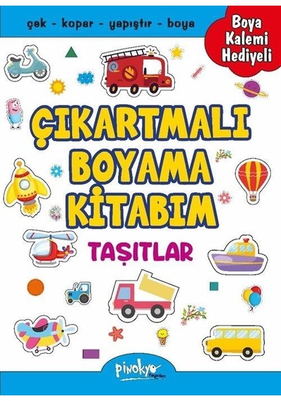 Çıkartmalı Boyama Kitabım - Taşıtlar / Buçe Dayı