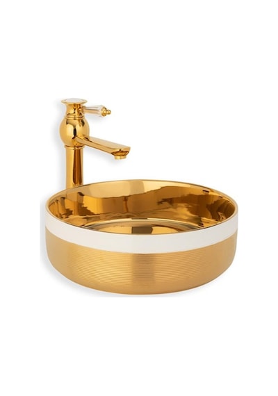Eva Banyo Lena E-4000A Tezgah Üstü Porselen Lavabo