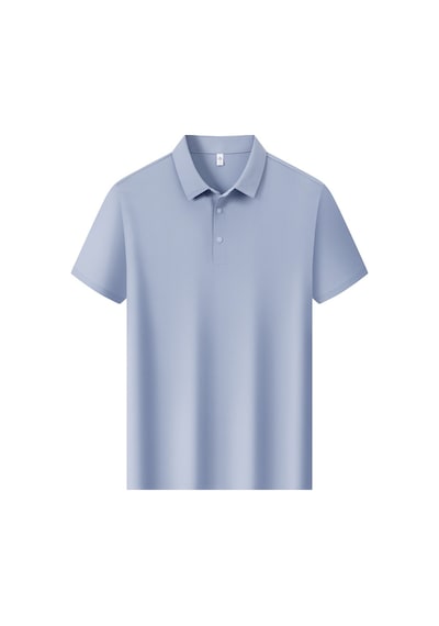 New Performance Premium Polo T-shirt 84% Nylon 16% Spandex Mavi