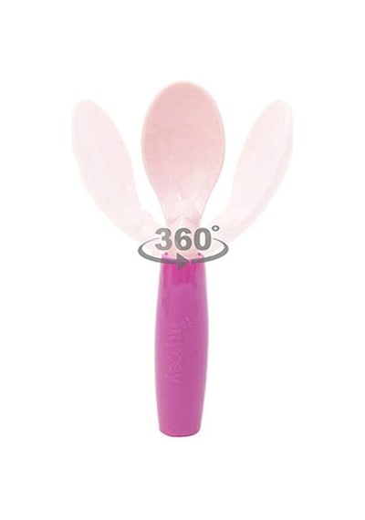 Mycey 360 Derece Dönen Kaşık Pembe