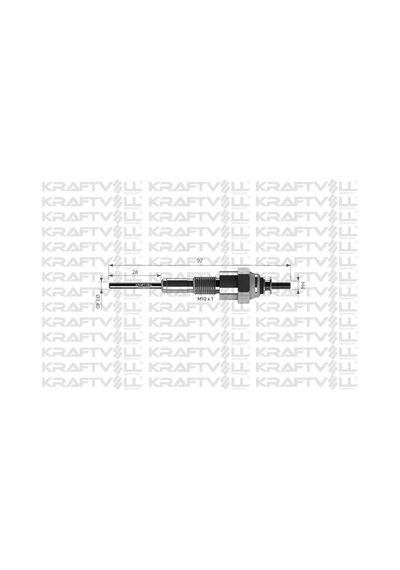 Kraftvoll Bujı Kızdırma Bujısı 12v Leyland AOD-KRAFTVOLL 05030052