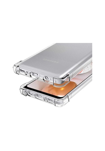 Samsung Uyumlu Galaxy A12 Kilif Köse Korumali Seffaf Silikon Kapak 481514508