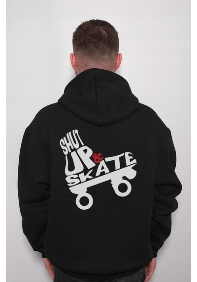 Paten Shut Up Skate Sweatshirt Unisex Kapüşonlu Hoodie 001