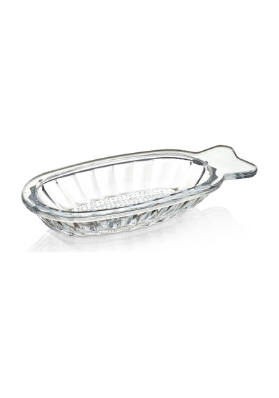 Eminhome Cam Oval Rende Açık Gri