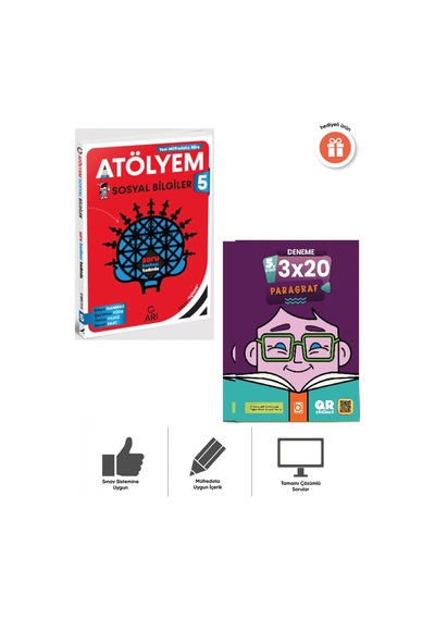 Arı 2027 5.sınıf Sosyal Bilgiler Soru Bankası 3x20 Paragraf Deneme Bigelio Yayıncılık