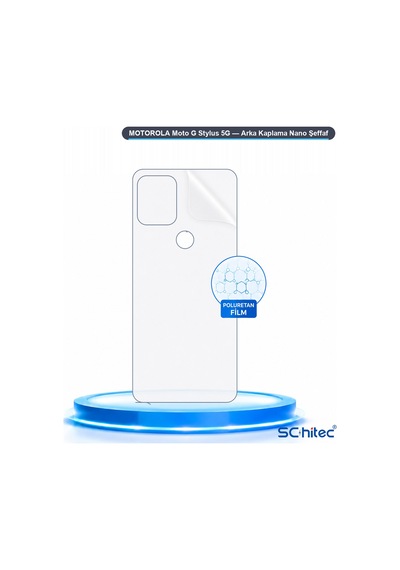 Schitec Moto G Stylus 5g Uyumlu Arka Yüzey Hidrojel Koruyucu Film 05561165
