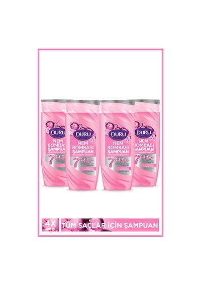 Duru Tüm Saçlar İçin Şampuan 4x400 Ml