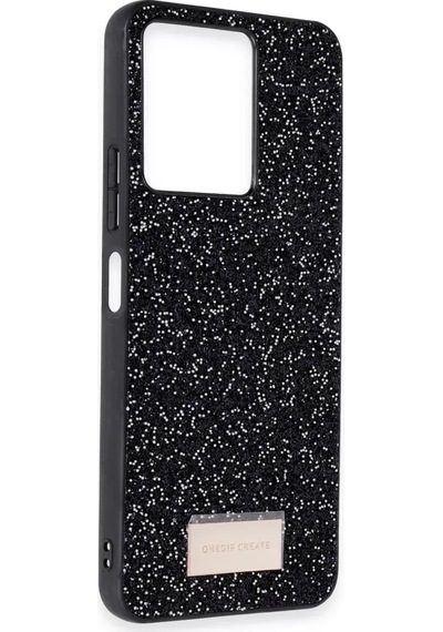 Onegif Xiaomi Redmi 13c Bright Simli Kapak - Gold Altın