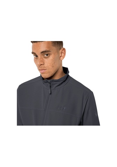 Jack Wolfskin Erkek Koyu Gri Softshell & Polar Koyu Gri Koyu Gri