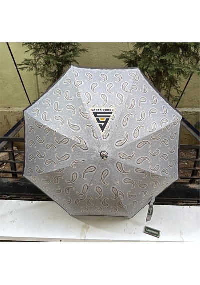 Marlux Snotline 23l Baston Unisex Şemsiye Gri Siyah