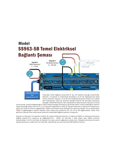 96'Lı 4 4A Röle Led Motor Sürücü Kontrol Kartı